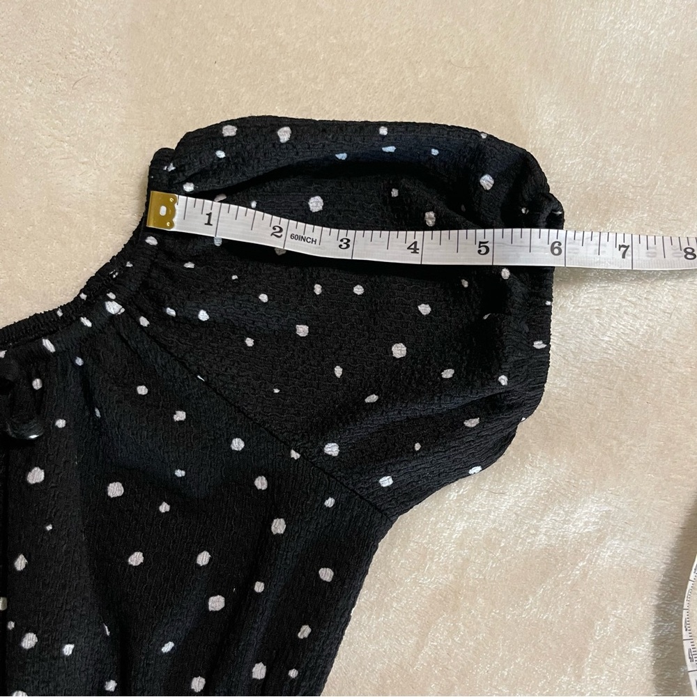 Wonder Nation‎ Black and White Polka Dot Dress girls size 6-6x - Picture 4 of 8